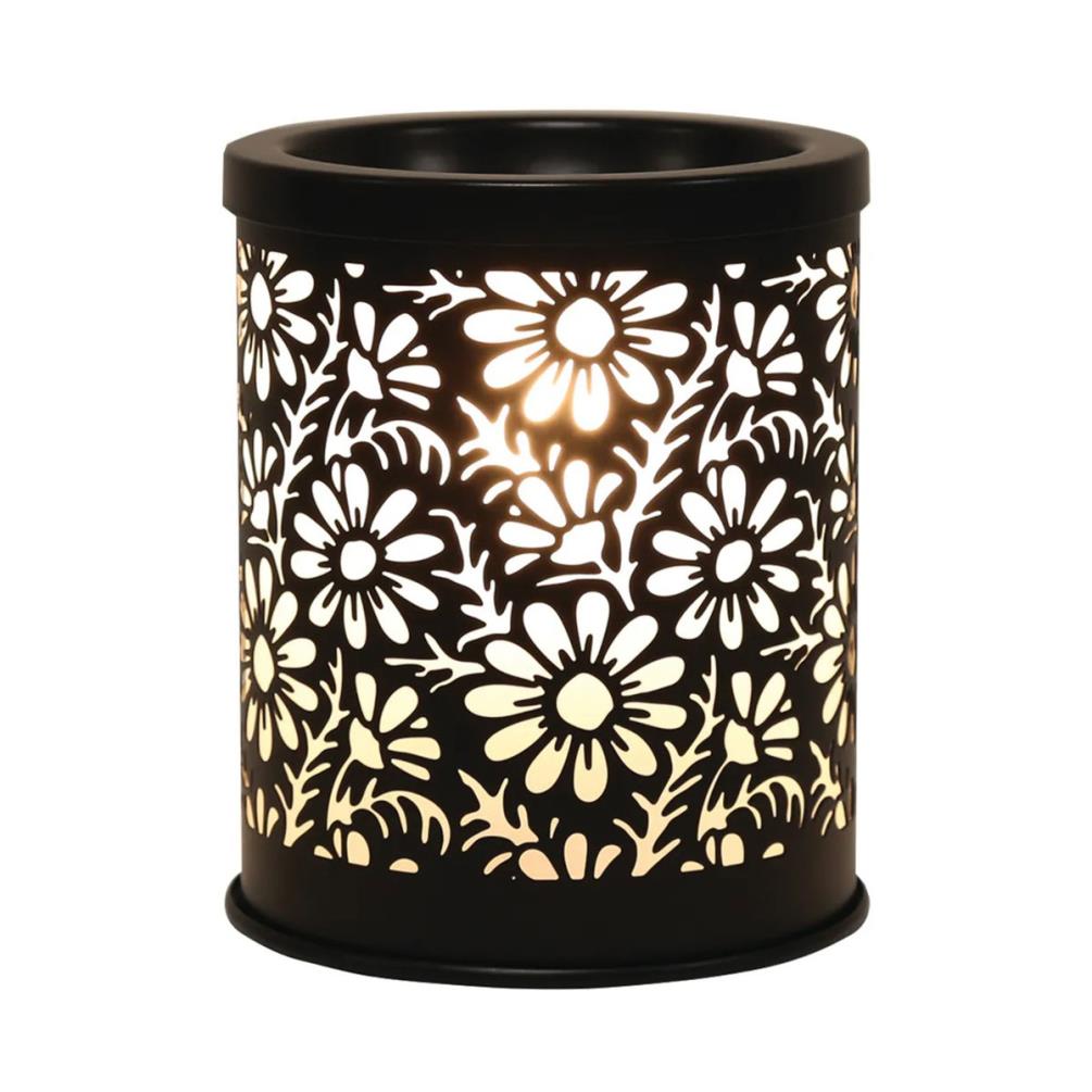 Aroma Black Daisy Electric Wax Melt Warmer £19.34
